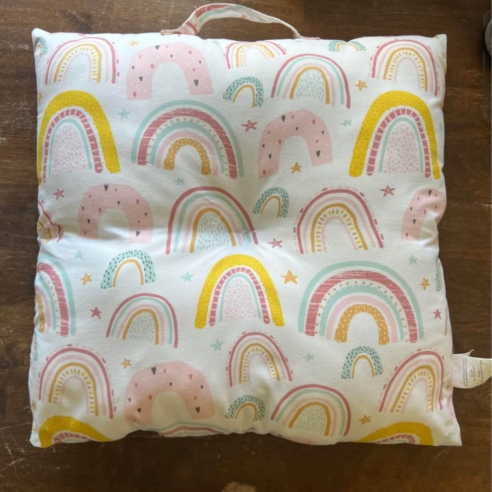 Rainbow Patterned Kids Cushion